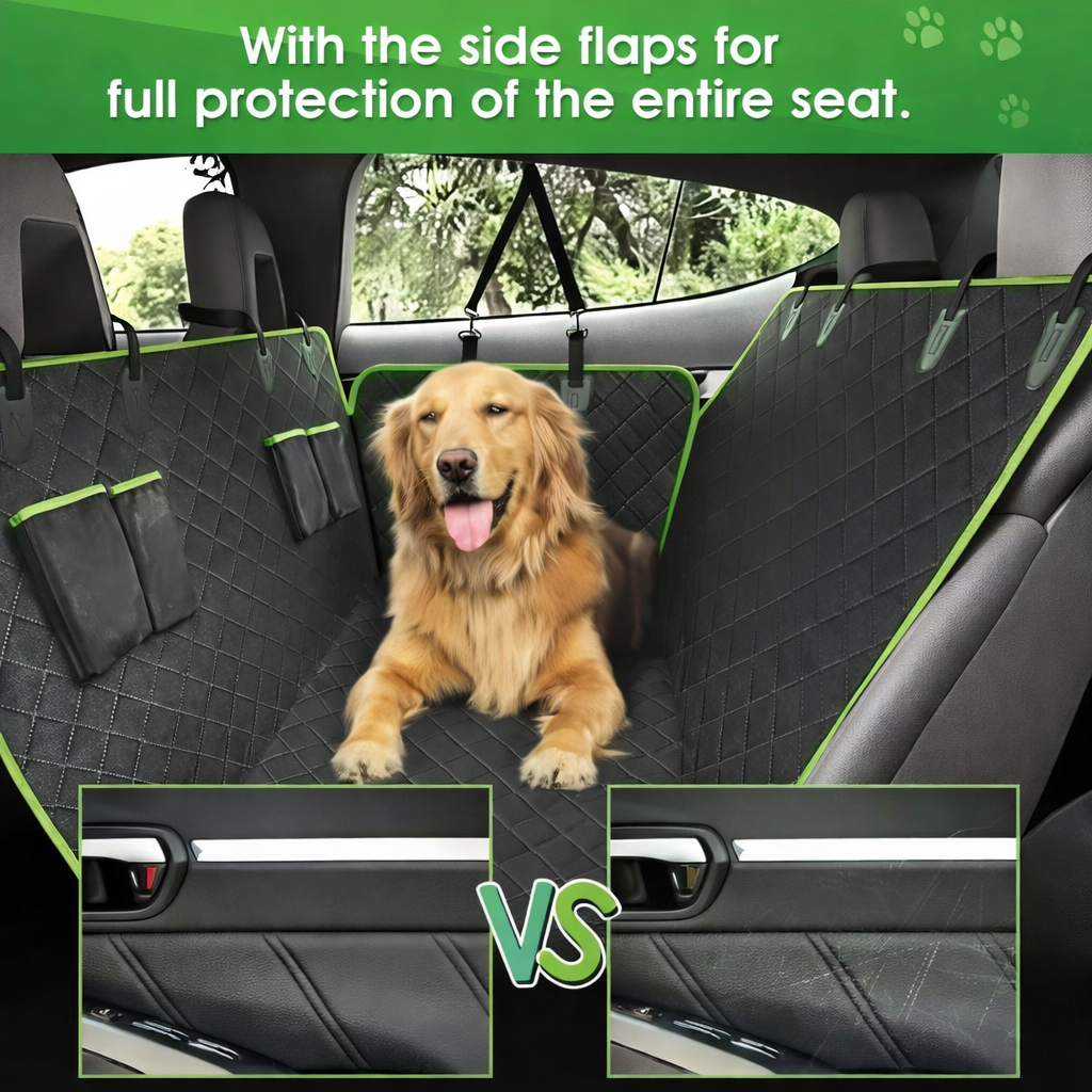 PetVerse™ Waterproof & Scratch-Proof Dog Car Seat Hammock